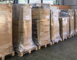 Regały dostarczane w całości na paletach