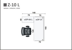 UKŁAD MEBLI W ZESTAWIE Z-10 L