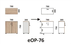 Wymiary kontener eOP-76