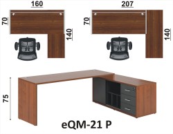 Biurko z kontenerem eQM-21 P