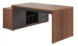 Biurko z kontenerem eQM-21 P widok z tyłu