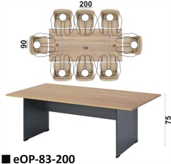 Stół 8-osobowy eOP-83-200