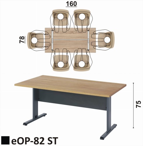 Stół eOP-82 ST