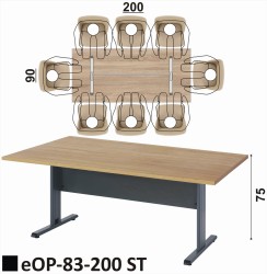 Stół eOP-83-200 ST