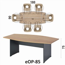 Stół biurowy eOP-85 - 6 osobowy