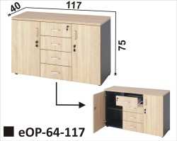 Kontener / szafka do burka eOP-64-117