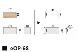 Wymiary półki eOP-68