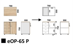 Wymiary kontenera eOP-65 P