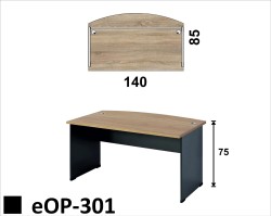 Biurko profilowane eOP-301