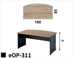 Biurko profilowane eOP-311