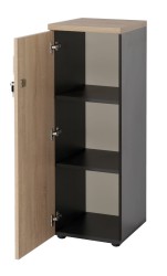 Regał eOP-16 L - widok drzwi otwarte