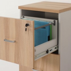 Szuflada na prowadnicach z pełnym wysuwem i cichym domykiem