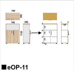 Wymiary regału eOP-11