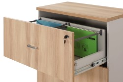 Szuflada na akta w pozycji otwartej