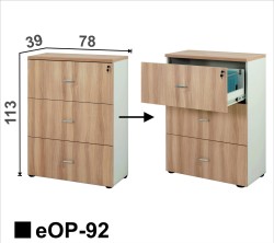 Regał z szufladami na akta eOP-92