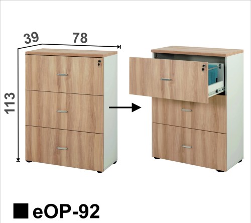 Regał z szufladami na akta eOP-92