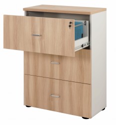 Regał na akta - widok w pozycji otwartej