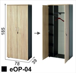 Regał ubraniowo aktowy eOP-04