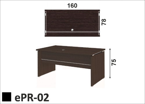 ePR-02 - biurko gabinetowe