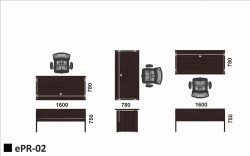Wymiary biurka ePR-02