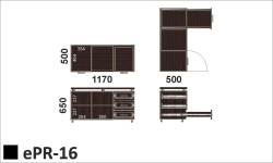Wymiary szafki ePR-16