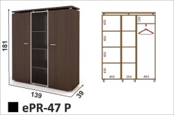 Regał witryna aktowo ubraniowy ePR-47 P
