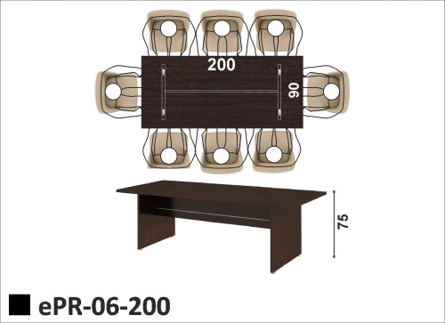 Stół gabinetowy ePR-06-200