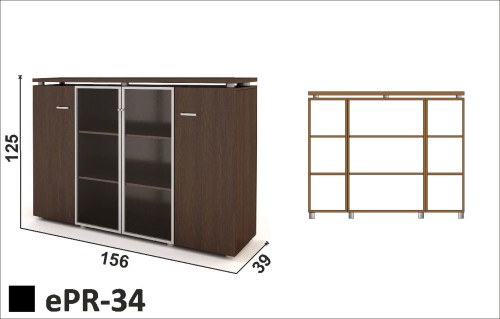 Regał witryna ePR-34