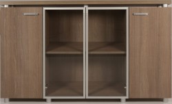 Regał witryna ePR-24 w kolorze dąb urban kawowy