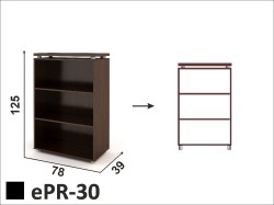 Regał na segregatory otwarty ePR-30