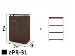 Regał aktowy zamknięty ePR-31