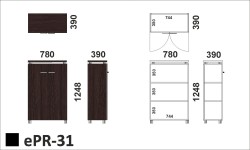 Wymiary regału ePR-31