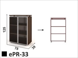 Regał witryna ePR-33