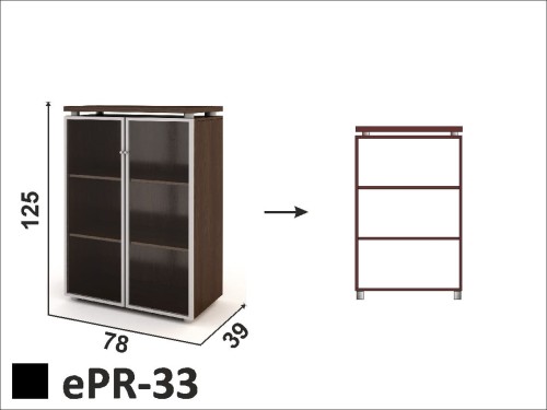 Regał witryna ePR-33