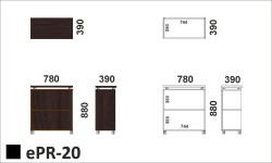 Wymiary regału ePR-20