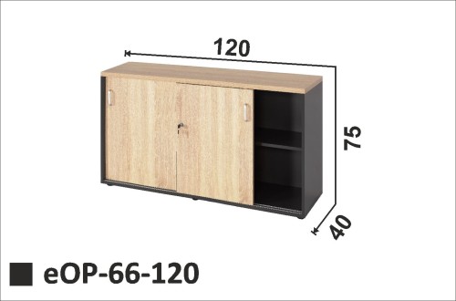 Szafka z drzwiami przesuwnymi eOP-66-120