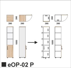 Wymiary eOP-02 P