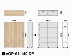Wymiary eOP-01-140 DP