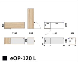 Wymiary eOP-120 L