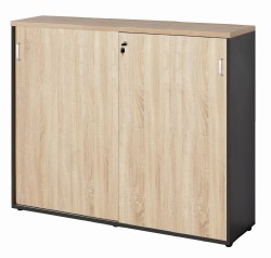 Regał eOP-10-140 DP drzwi przesuwne w pozycji otwartej