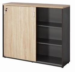 Regał eOP-10-140 DP - drzwi przesuwne w pozycji otwartej