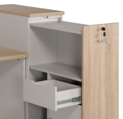 Szuflady z pełnym wysuwem z cichym domykiem