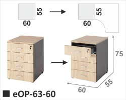Szafka boczna (kontener) eOP-63-60