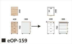 Wymiary szafki eOP-159