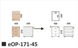 Wymiary szafki eOP-171-45