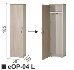 Regał ubraniowy eOP-04 L