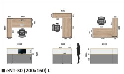 Wymiary lady eNT-30 (200x160) L