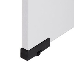 Bok biurka na nóżkach z regulacją poziomu