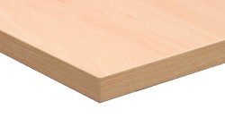 Blat dostawki o grubości 28 mm oklejony PCV 2 mm