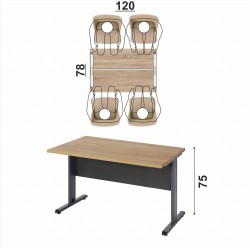 Stół eOP-81-120 ST